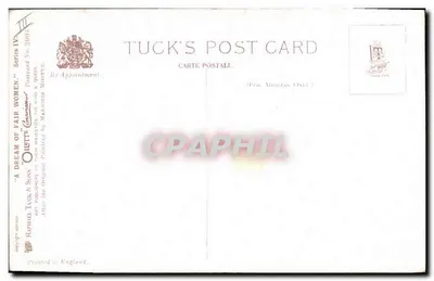Kobieta jeżdżąca na rowerze — Série IV — Tuck's Post Card — Rewers