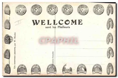 Un nuovo Povero — disegno di W. Minaulet — editore Wellcome — Verso