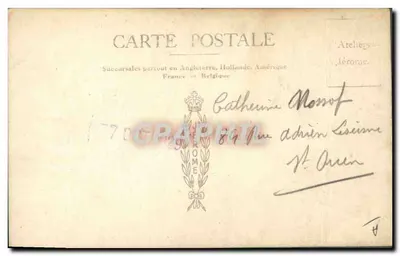 Kobieta w stroju tradycyjnym — wydawca 'CARTE POSTALE' — n° 7007 — Rewers