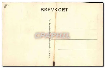 Dois comediantes com chapéus de cartuche — Allround Brothers — editor Franklin Schmidt, Copenhaga — Verso