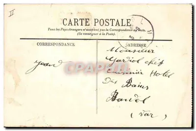 Aix-les-Bains — Koncert na świeżym powietrzu w Villie des fleurs — LL. — Rewers