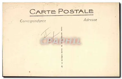 Chiens de Montagnes — Chien adulte et chiots dans un paysage — SCÈNES ET TYPES DES PYRÉNÉES. - Chiens de Montagnes. - LL. N°9 — Rewers