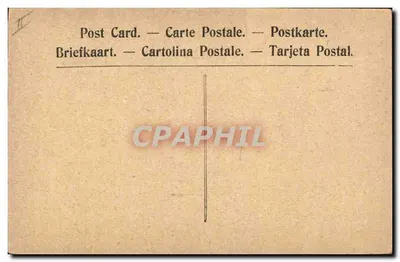 Generaal Franchet d'Esperey — Commandant van de Geallieerde Leger in het Oosten — Ansichtkaart — Achterkant