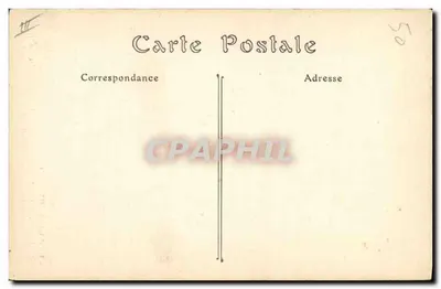 Generaal French — Commandant van de Britse troepen in Frankrijk — ND. Fot. — Achterkant