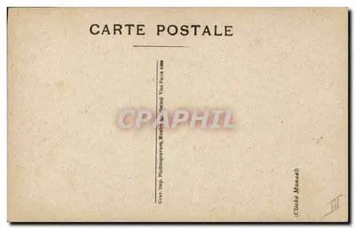 Geral Maistre — retrato militar — Cliché Manuzé, Paris — Verso