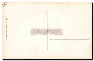 Generaal Pau — Parijs — A.N. Parijs, serie 98 — Achterkant