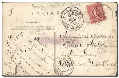 As Grandes Manobras de 1905 — O General Hagron e seu Estado-Maior — Lembrança oferecida pelo Jornal La Libre Parole — Verso