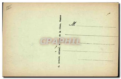 O navio de passageiros "Lutetia" — no mar — editor G. Artaud, Nantes — Verso