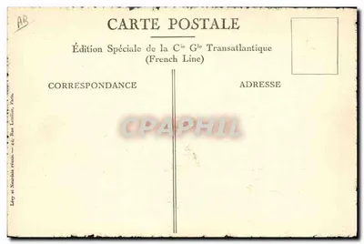 Transatlantico "LAFAYETTE" — Cabina di Lusso — Suite di Lusso — Verso