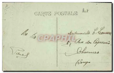 S.S. LOTUS — Navio Francês das Messageries Maritimes — editor Unimaud Vils & Cie, Marselha — Verso