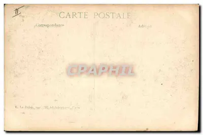 Le campane della Cattedrale di Reims — dopo il bombardamento — 14ª serie, editore B.D. — Verso