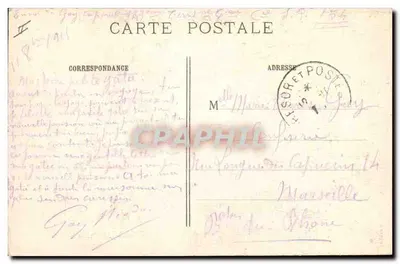 Souppes — Ogólny widok po Wielkiej Wojnie 1914-15 — wydawca Phot-Express, nr 826 — Rewers