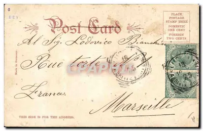 CPA Cloche The Liberty Bell — Verso