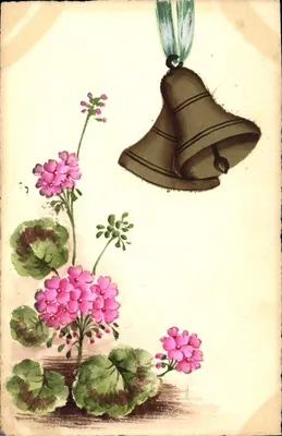 Campanas e flores — ilustração — editor desconhecido