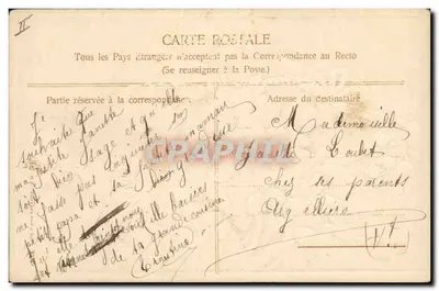 Violetas em um cesto — Lembrança de amizade — editor não visível — Verso