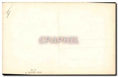 Donna con mantello imbottito e cappello a piume — davanti al Capitolo — A. NOYER, Parigi, n°2 — Verso