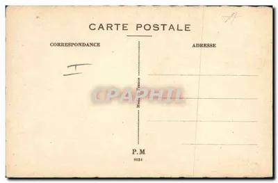 Casal amoroso — ilustração romântica — P.M. 8034 — Verso