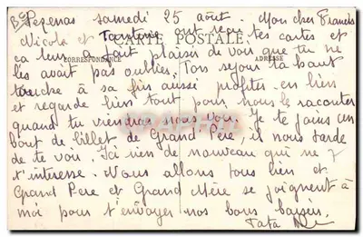 O Célebre MAX-HENRIO — acrobata sobre corda bamba — Edit. Delcansse, Cransac — Verso