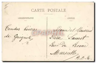 Toul Pittoresque — Plac Republiki i Kiosku Muzyki — Gerdolle i Briquet, wydawcy, Toul — Rewers