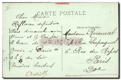 Dieppe — Plac Palacu Sądownictwa — LL. n°134 — Rewers