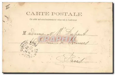 Niort — Ogród Brèche. Kwatera Muzyczna — Lib. Lacroix-Jaury, Niort — Rewers