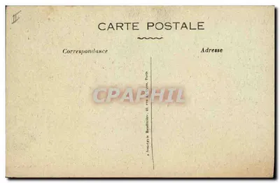 Stara pocztówka Kiosque Chalons sur Marne — Rewers