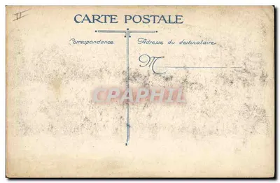 Stara pocztówka Kiosku Chalon-sur-Saône — Rewers