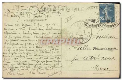 Cães dos Pirineus — Uma interessante família — Fototipia Labouche Frères, Toulouse, n°1022 (2a série) — Verso