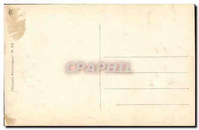 Feld-Marechal Lord Kitchener — Ministrz Wojny Wielkiej Brytanii — Fot. Russel, Paryż — Rewers