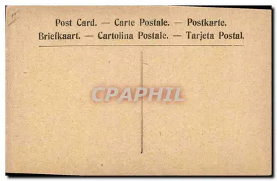 Stara pocztówka Militaria Generał Franchet d'Esperey Dowódca Sił Zbrojnych Sojuszników na Wschodzie — Rewers