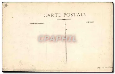 Geral de Castelnau — retrato militar — Imp. Valti - Nice, n° 28 — Verso