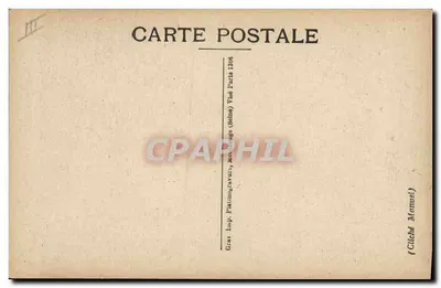 Général Hirschauer — portrait en uniforme avec décorations — éditeur Grav. Lup. (Paris) — Verso