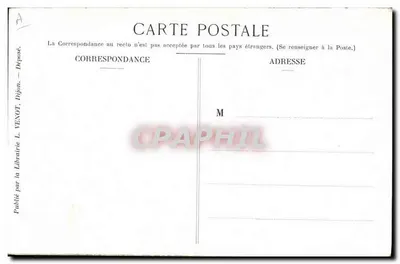 Manobras da Armée de l'Est — Geral Brugère, Diretor das Manobras (7º e 8º corpos) — Arredores de Dijon, 5-17 setembro 1904 — Verso