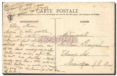 Piosenki Botrela — La « Paimpolaise » — ilustrowane przez E. Hamon — n°1 — Rewers
