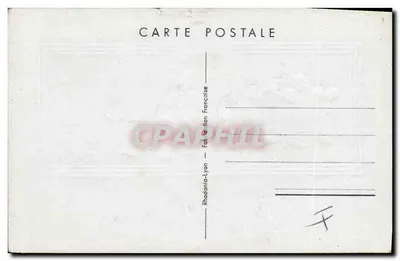 Bukiet lili — Porte Bonheur — Rhodania-Lyon — Rewers