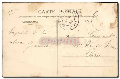 Galho de houx — Trará sorte para você — Carte postale — Verso