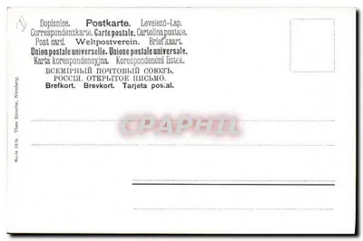 Samiec cerka w pełnej paradzie — zasne góry na tle — wydawca Theo Stroeder, Nuremberg, seria 181b — Rewers