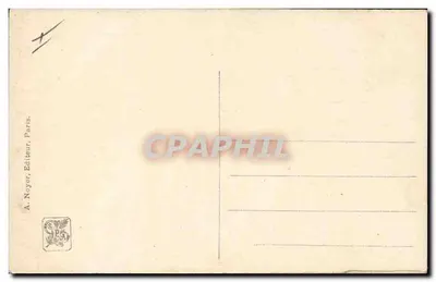 Zabroniona polowanie — Salon 1912 — A. Gaudefroy — A.N. Paryż — Rewers