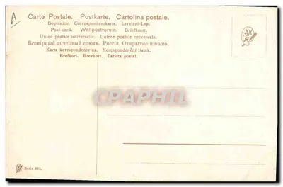 Cacciatore in montagna — Alpinista con fucile — serie 835 — Verso