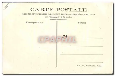 Marsella - Exposición Colonial 1906 - Quiosco de la Música Malgache — Reverso
