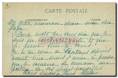 Les Fêtes de la Victoire à Paris — Le Défilé — Le Général Gouraud — Éditeur B.D. n° 14 — Verso