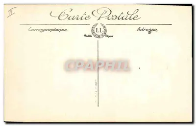 Le Havre — O Navio de Passageiros "La Lorraine", Cie Transatlantique — LL — Verso