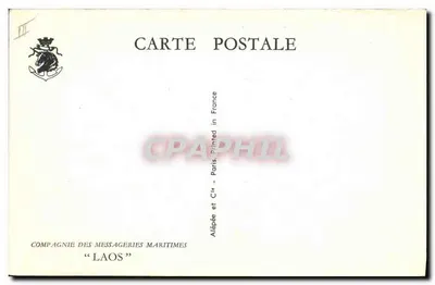Cruiser Royal Charlotte — desenho — Companhia das Messagerias Marítimas "Laos" — Verso