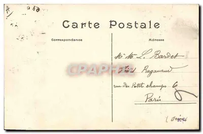 A Savoyarde de Montmartre — campanário do Sacré-Cœur — editor C. M., n° 134 — Verso