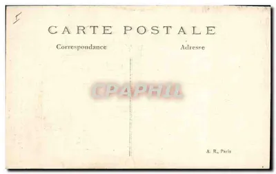 Catedral de Reims — Destroços do fogo após o bombardeio alemão — A. R. — Verso