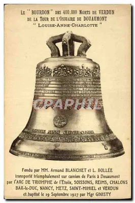 O "Bourdon" dos 400.000 mortos de Verdun — Torre do Ossuário de Douaumont — editor não visível