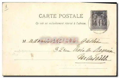 Étables - Le Gouffre — A. WAGON, editore, serie 46 — Verso