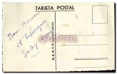 Kobieta w stroju tradycyjnym — Granada — wydawca Iraulo, nr 13 — Rewers