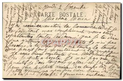 Cantos del Quercy — escena de pastores — Fototipia Paita, St-Céré — Reverso