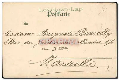 Elegante carrozza in viaggio — Edgar Schmidt, Dresden-Budapest, n° 6008 — Verso